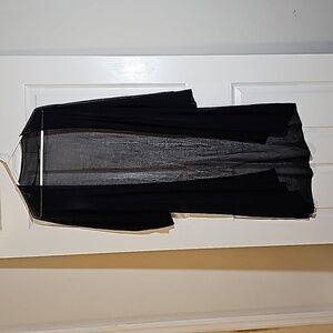 Eileen Fisher Cardigan Sweater Women Size S Hemp Nylon Long Lightweight FLAW